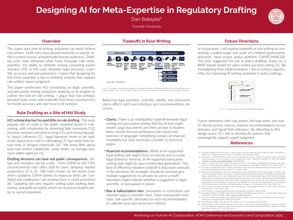 First page of Designing AI for Meta-Expertise in Regulatory Drafting